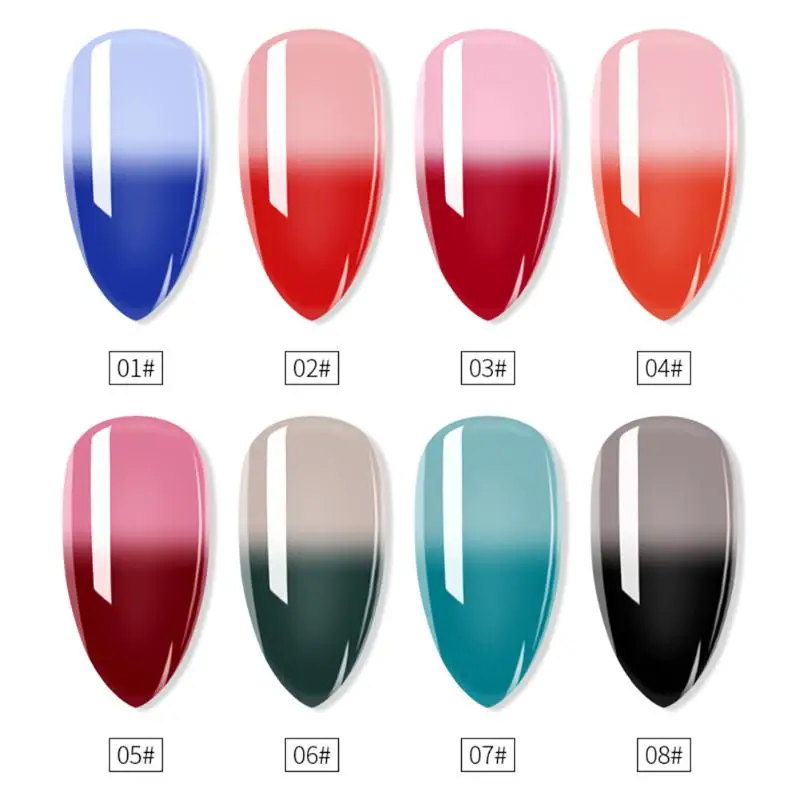 

8ml Temperature Changing Nail Gel Manicure Quick Extension UV Glue Polish