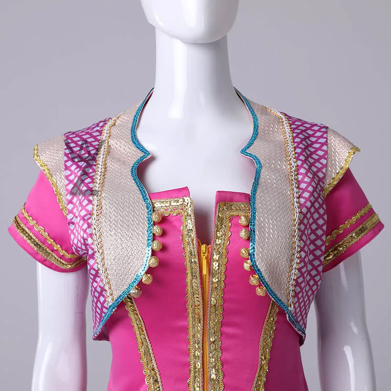 Костюм принцессы жасмин для косплея по фильму Аладдин 2019 красивый костюм с