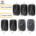 Смарт-чехол для автомобильного ключа KEYECU, чехол с 2, 3, 4 кнопками, для Lexus ES350, IS250, IS350, RX350, GS430, GS350, LX570, RX350