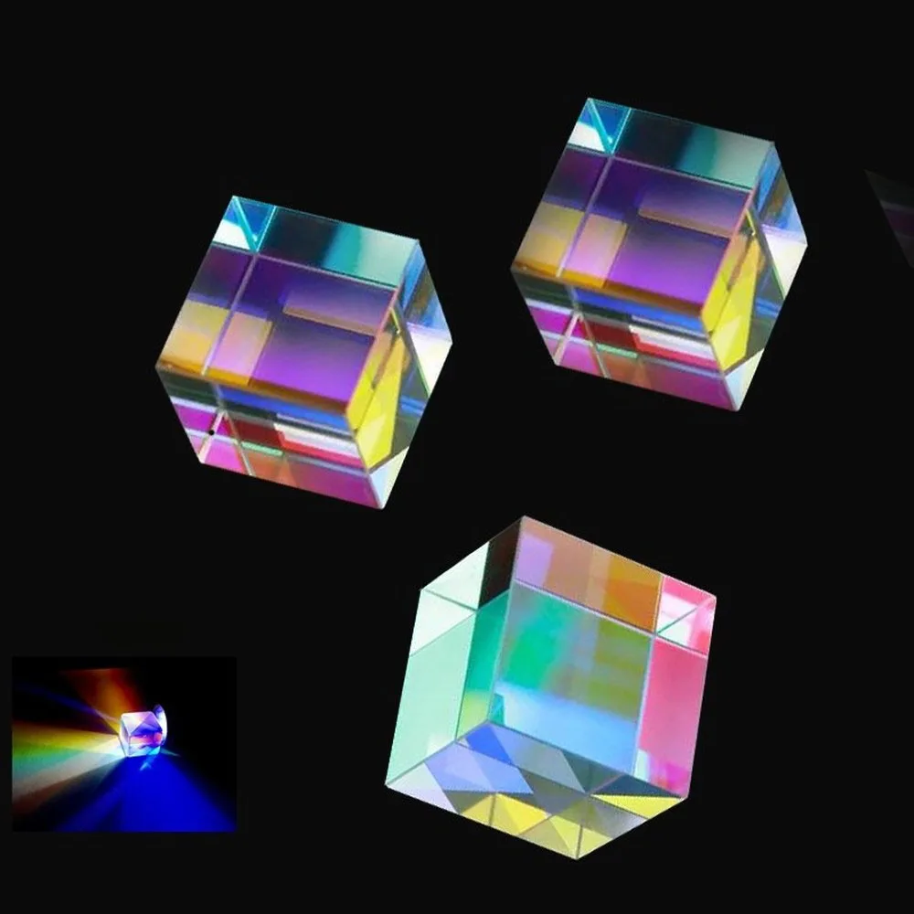 

Large Color Prism Six-sided Bright 50mm Cube Creative Photography Photo Optical Experiment