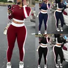 Женские комплекты, женские красные, синие, черные, 2 шт., спортивный костюм, хлопок, летний пуловер, костюмы, женская одежда, два предмета, спортивные костюмы