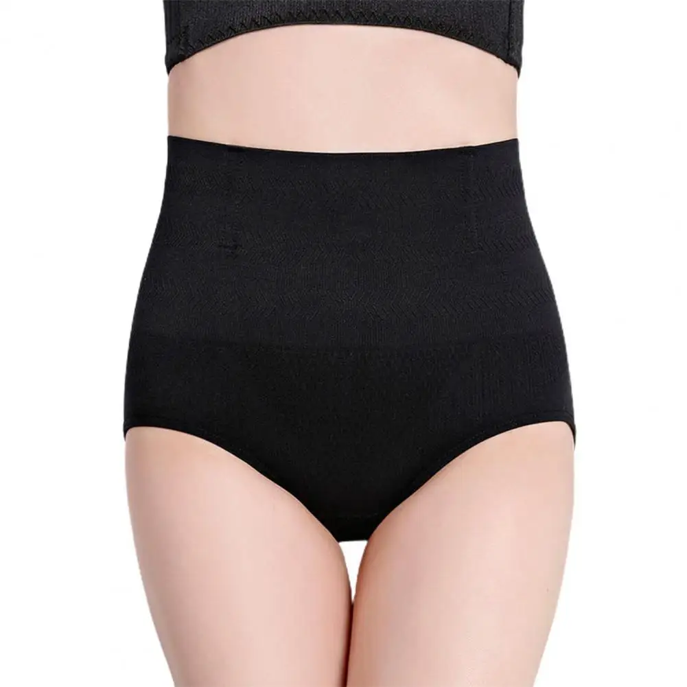 

Durable Women Underpants High Waist Breathable Tummy Control Stretch Panties Solid Color Butt Lift Panties Women Supply 2021