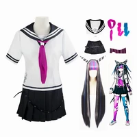 anime danganronpa ibuki mioda cosplay costume women dresses school uniform sailor suit skirt set