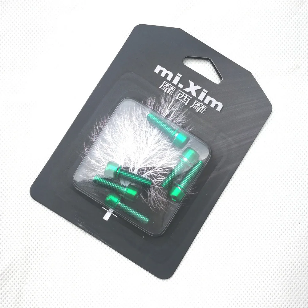 Mi. xim велосипед Красочные M5 * 18 руль и бутылкодержатель Shelfs тормозной винт полка s