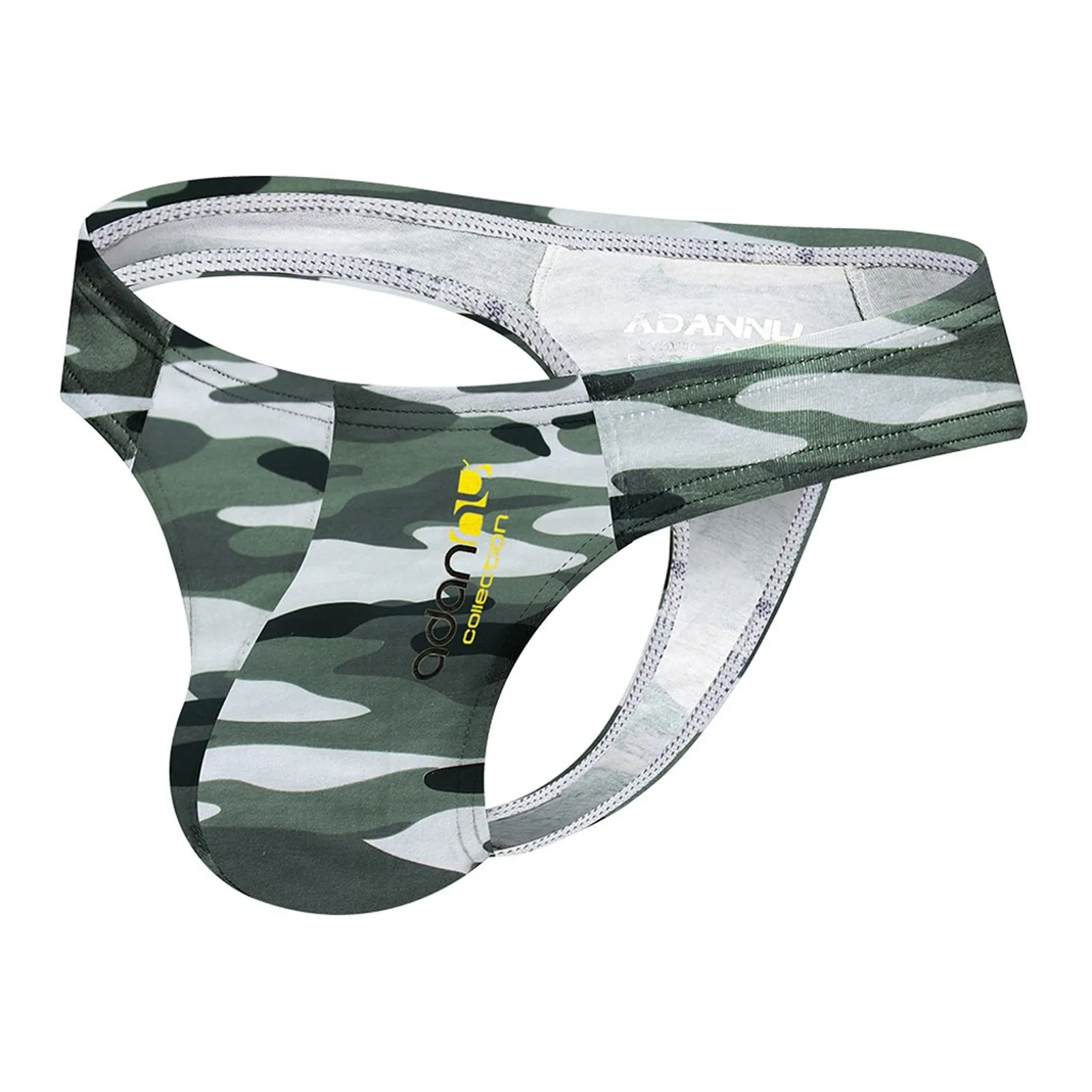 

New Men Jockstraps Sexy Underwear Men Bulge Pouch Camouflage Print Mens Thongs G Strings Tanga Gay Underwear Ropa Interior Hombr