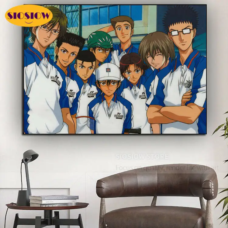 5d Diy алмазная живопись полноразмерная картина Принц тенниса Постер аниме