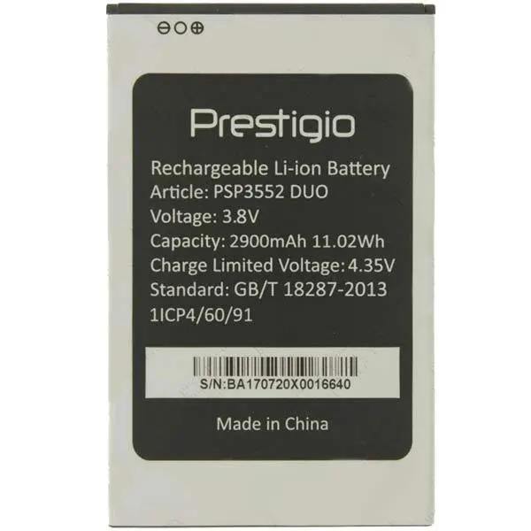 2900mAh PSP3552 аккумулятор для телефона Prestigio Muze H3 DUO|Аккумуляторы мобильных телефонов|