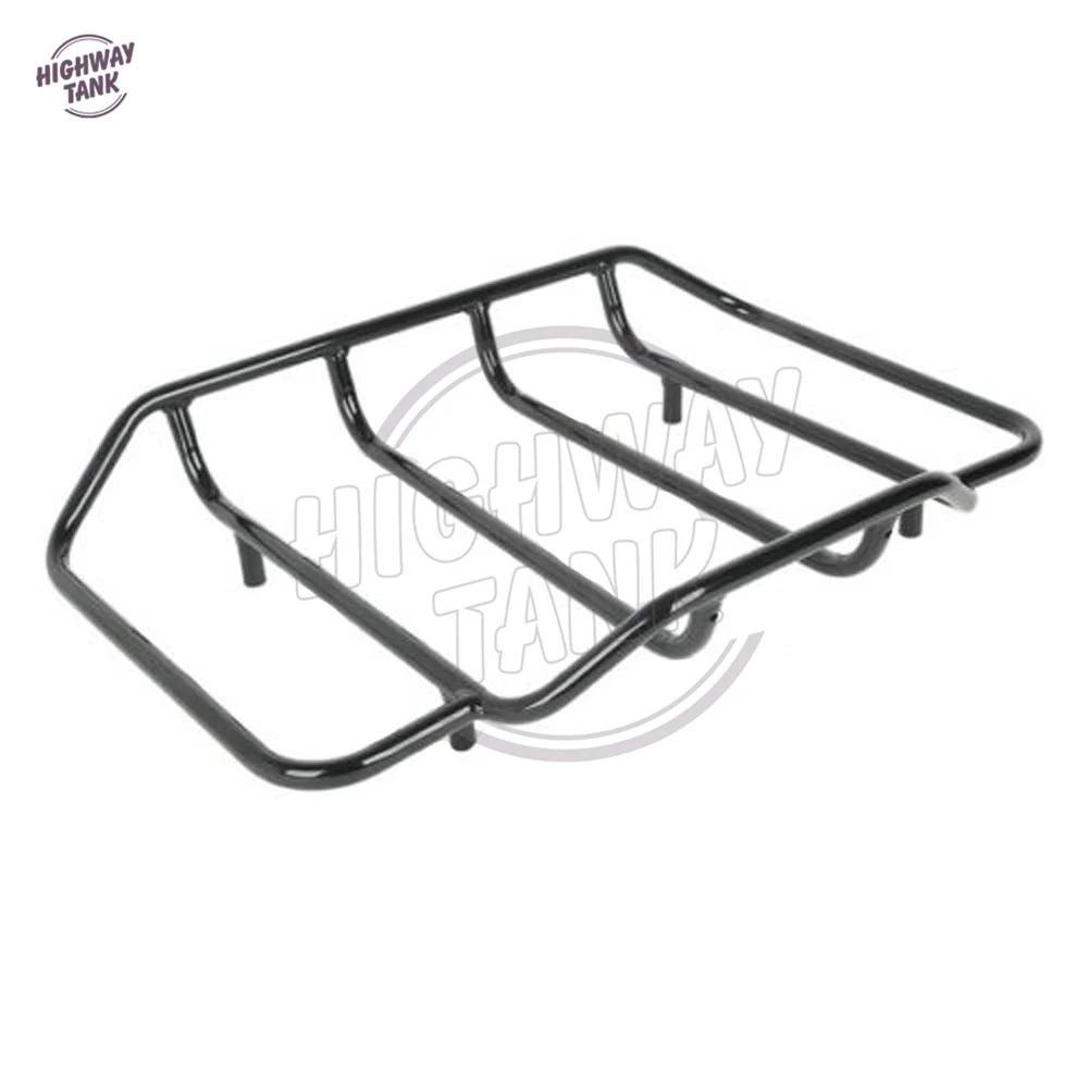 Черный чехол для багажника мотоцикла Tour Pak Top Rail Harley Davidson Touring FLH FLHX FLTR|Накладки и