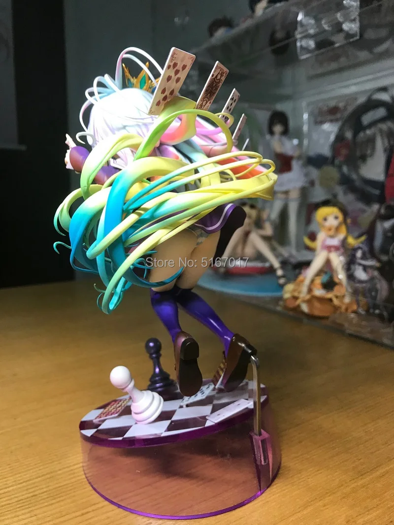 No Game No Life Shiro сексуальная фигурка героя из японского аниме ПВХ Фигурки для взрослых игрушки аниме фигурки