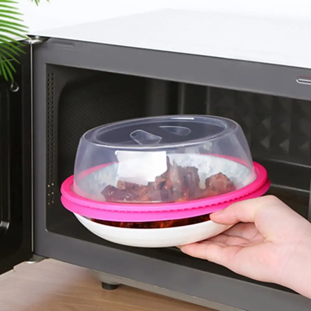 

2Pcs Microwave Oven Food Heating Anti-splash Covers Freshness Lids Kitchen Tool