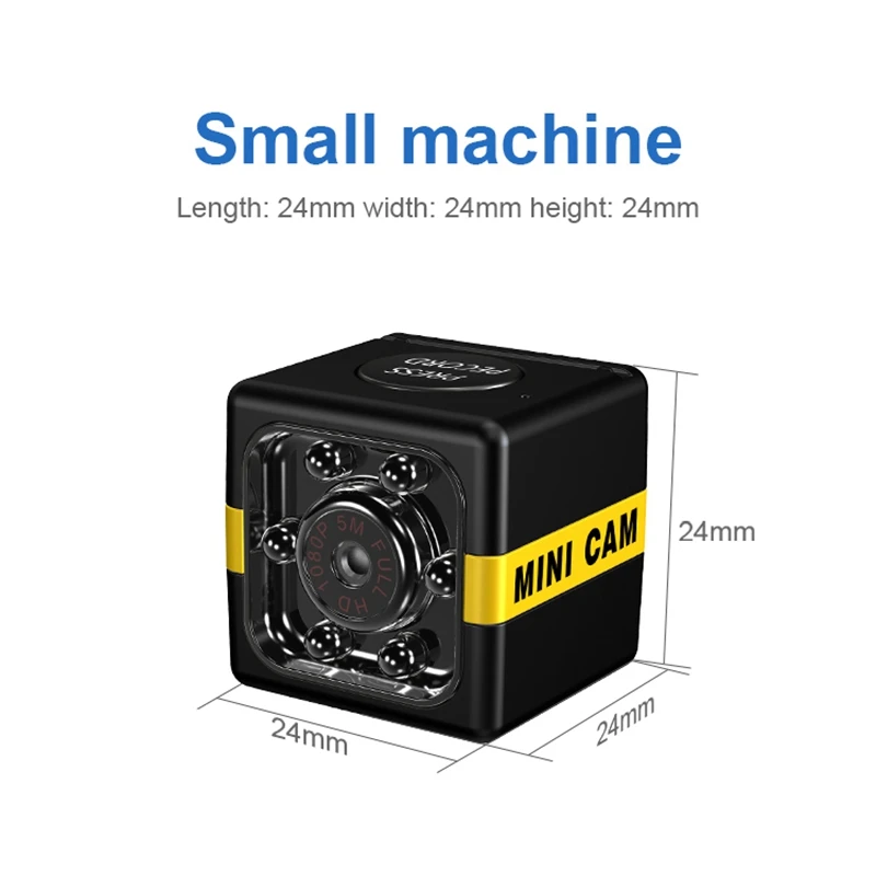 HD 1080P Мини видеокамера мини камера ночного видения Простая установка маленькая DV