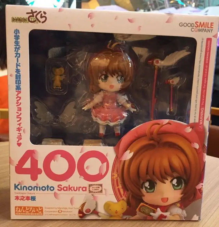 Cardcaptor Sakura KINOMOTO SAKURA 400 Q версия фигурка ПВХ кукла модель игрушки украшение