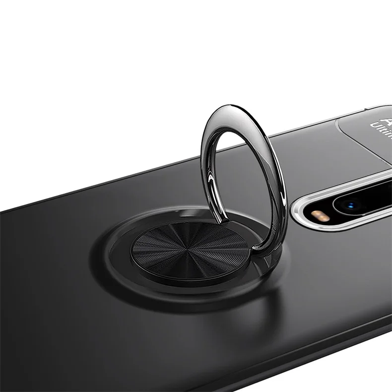 Мягкий силиконовый чехол для Xiaomi mi 9T mi 9t Red mi K20 Pro задняя крышка Автомобильный кронштейн ударопрочный вращающийся кольцевой стенд корпус телефона