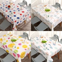 pvc waterproof and oil repellent tablecloth disposable american country restaurant tablecloth coffee table cloth mat
