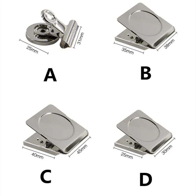 Магнитный пружинный зажим держатель для бумаги из нержавеющей стали файлов
