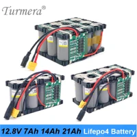 12 8v 7ah 14ah 21ah 32700 lifepo4 battery pack 4s 40a balancing bms for electric boat and uninterrupted power supply 12v turmera