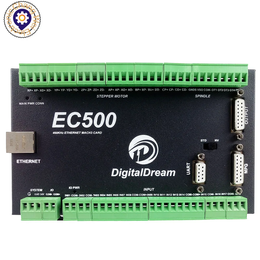 ЧПУ Ethernet EC500 3/4/5/6 обновленная ось Mach3 USB управление движением ler контрольная карта