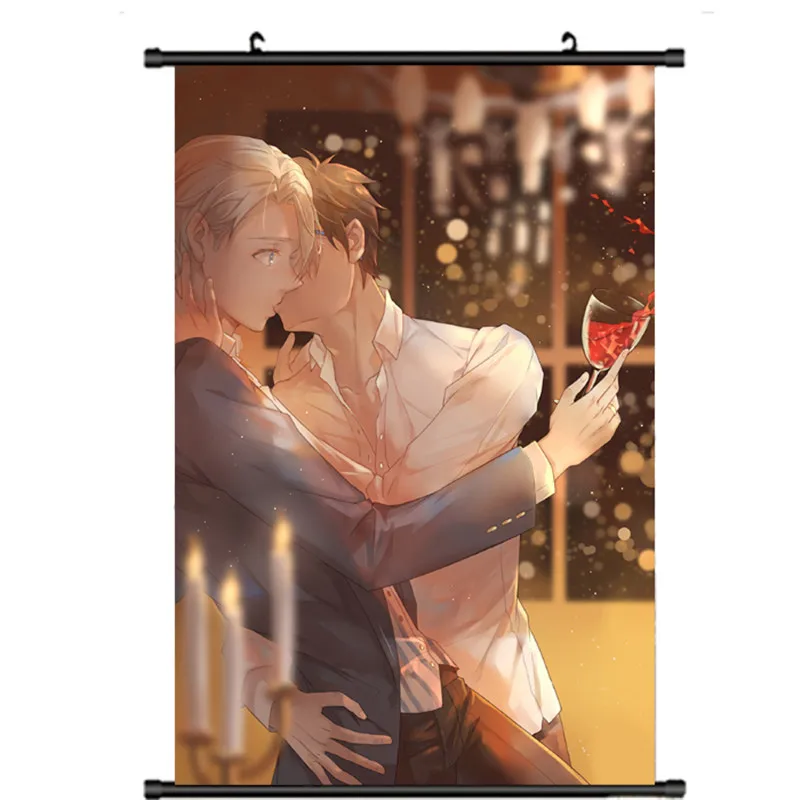 Японские декоративные аниме YURI! На льду Katsuki Yuri & Victor Nikiforov Plisetsky домашний Декор