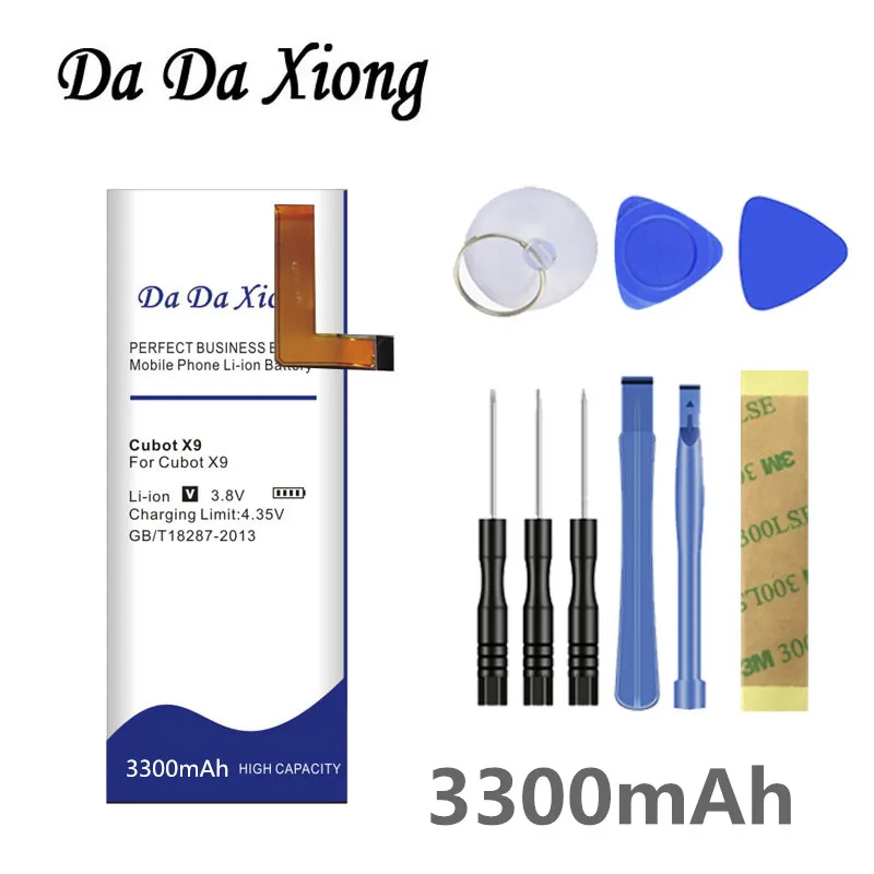 Аккумулятор Da Xiong 3300 мАч CUBOT X9 для телефона X9|cubot x9 battery|battery for cubot x9battery |