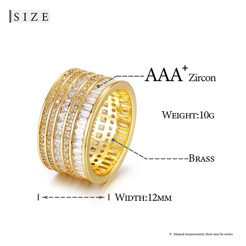 

2021 Rings Hip Hop Luxury Round Men's Rings Jewelry Bling Iced Out Charm Ring For Men High Quality Micro Pave CZ Finger Loop