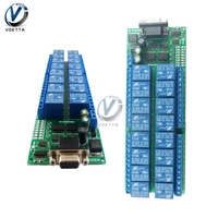 dc 12v 16 channel relay module db9 pc com uart female interface serial port remote control switch rs232 r223c16 delay relay