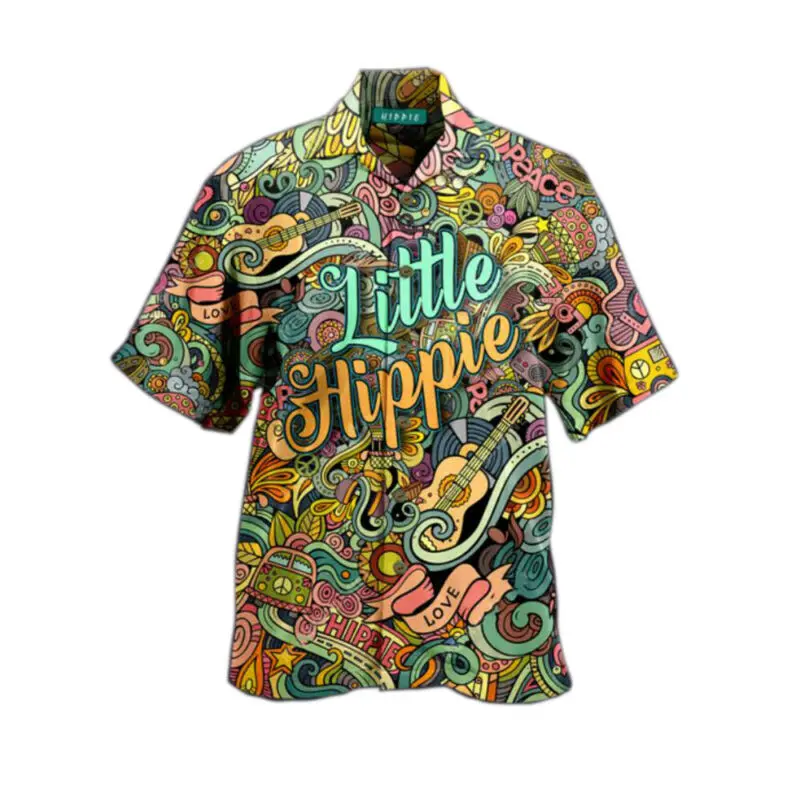 

Мужские Летние Гавайские рубашки, пляжные праздничные топы на пуговицах, блузка с коротким рукавом, футболка