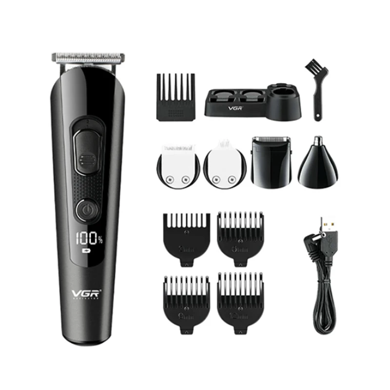 Набор для ухода за волосами 5 в 1 профессиональный триммер волос машинка стрижки