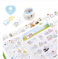 1pcslot diy japanese paper decorative adhesive tape molinta lovely series washi tapemasking tape stickers