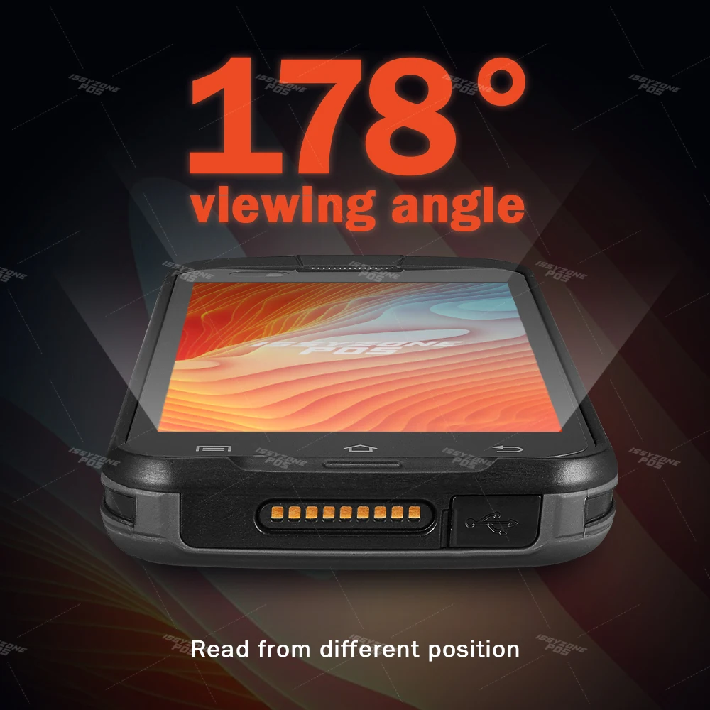 PDA IssyzonePOS на Android 7 1 прочный POS терминал ручной сканер штрих кодов Zebra 2D NFC 4G WiFi GPS