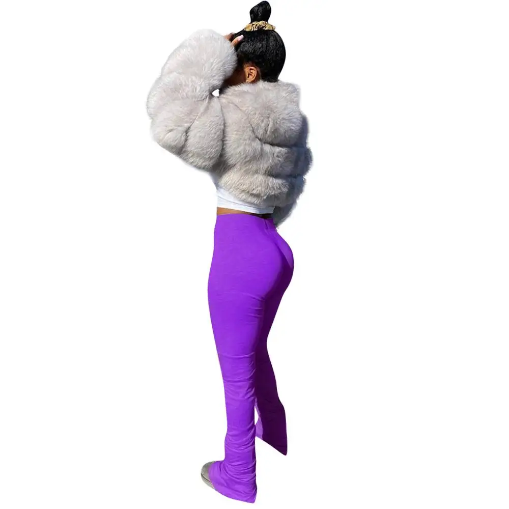 Женские Плиссированные леггинсы Adogirl повседневные открытые узкие брюки с