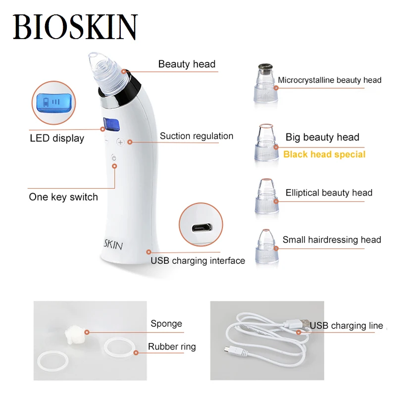 Устройство для сосания угрей BIOSKIN с вакуумным давлением адсорбция и масла