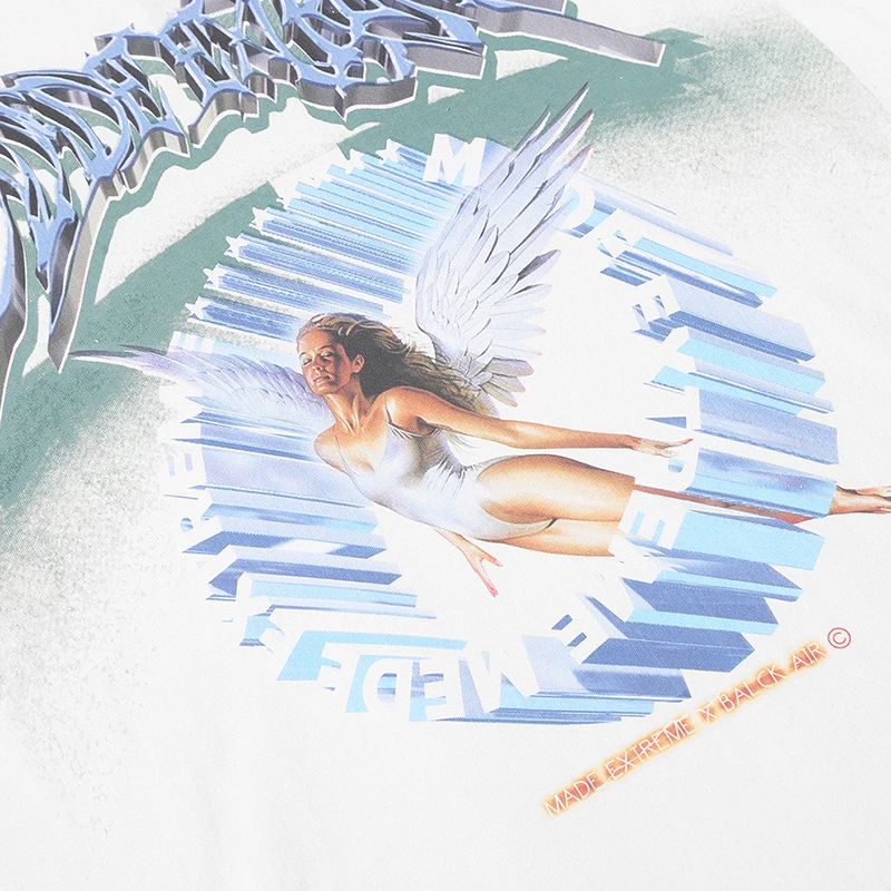 

Sweatshirt Men Cute Printed Men Pullover Casual Style Ancient Culture Painting O-neck Baggy All-match Cozy Streetwear