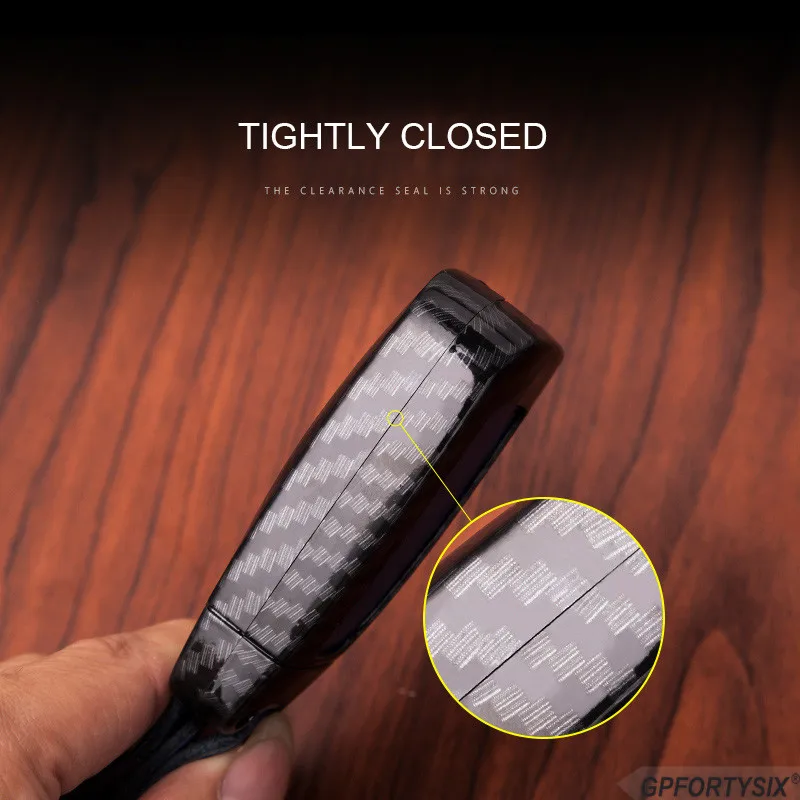 Carbon Fiber Smart Leather Car Key Case Protector Holder Chain Fob Cover Accessories For Buick LaCrosse Enclave Regal | Автомобили и