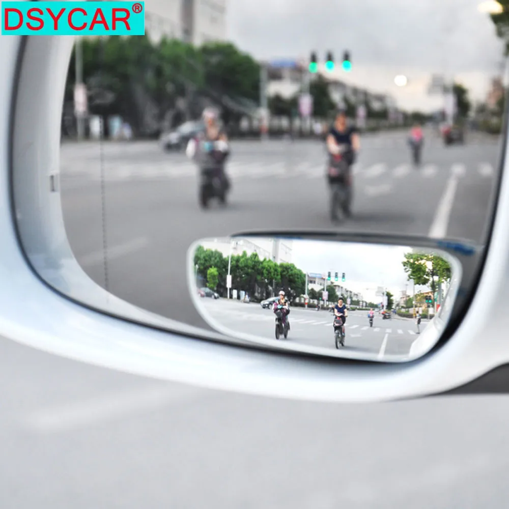 DSYCAR 1 пара зеркало для слепых пятен вспомогательное заднего вида HD выпуклое