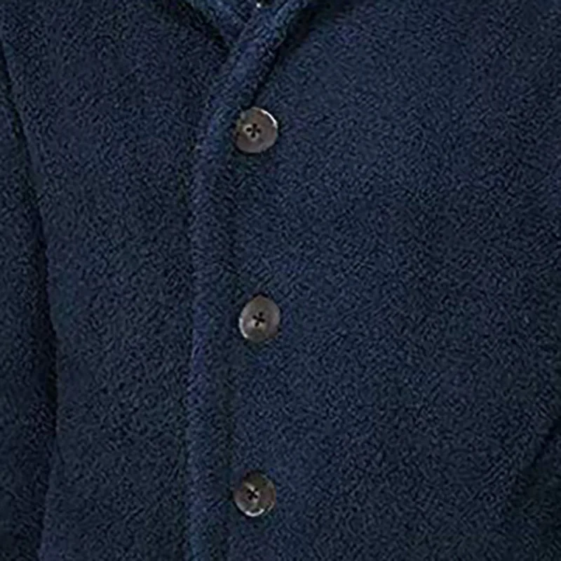 jacket Mens Fluffy Hoodie Sweaters Jacket Men Autumn Winter Warm Fleece Cardigan With Buttons Fashion Casual Teddy Coat | Мужская одежда
