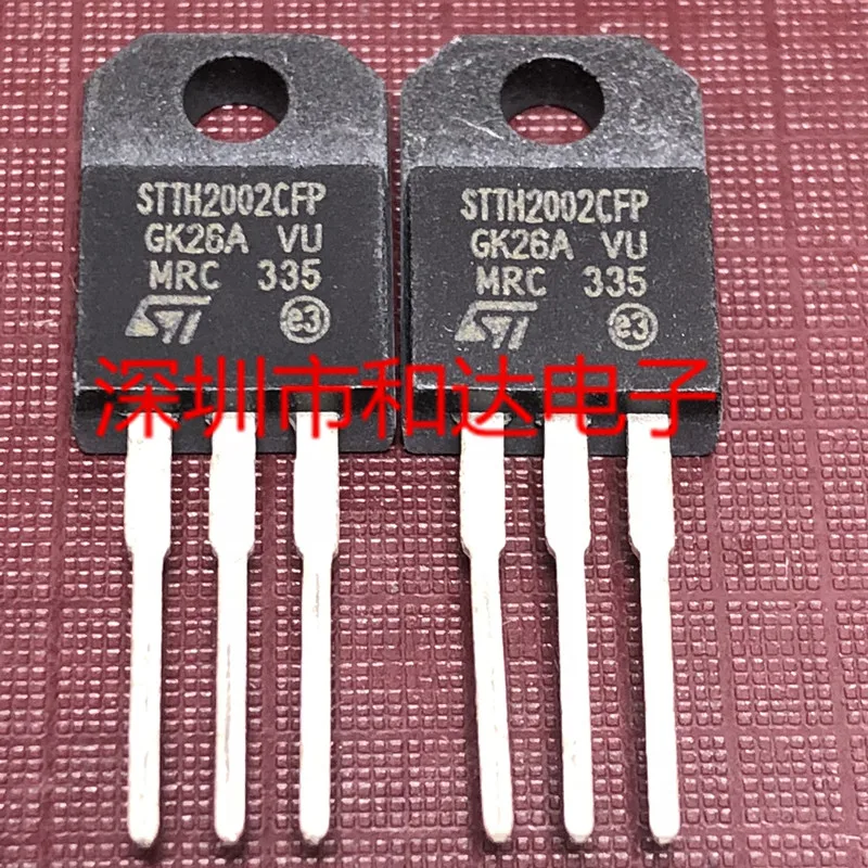 

5 шт STTH2002CFP TO-220F 200V 10A