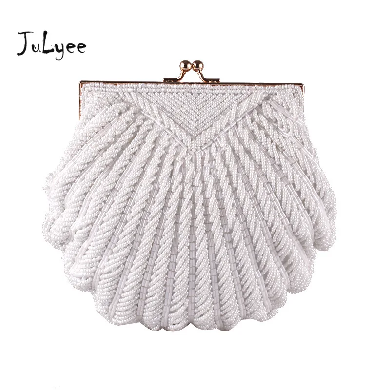 Julyee ВЫШИВКА ВИНТАЖНЫЕ СУМКИ Minaudiere Бисероплетение цепи женские сумки винтажные