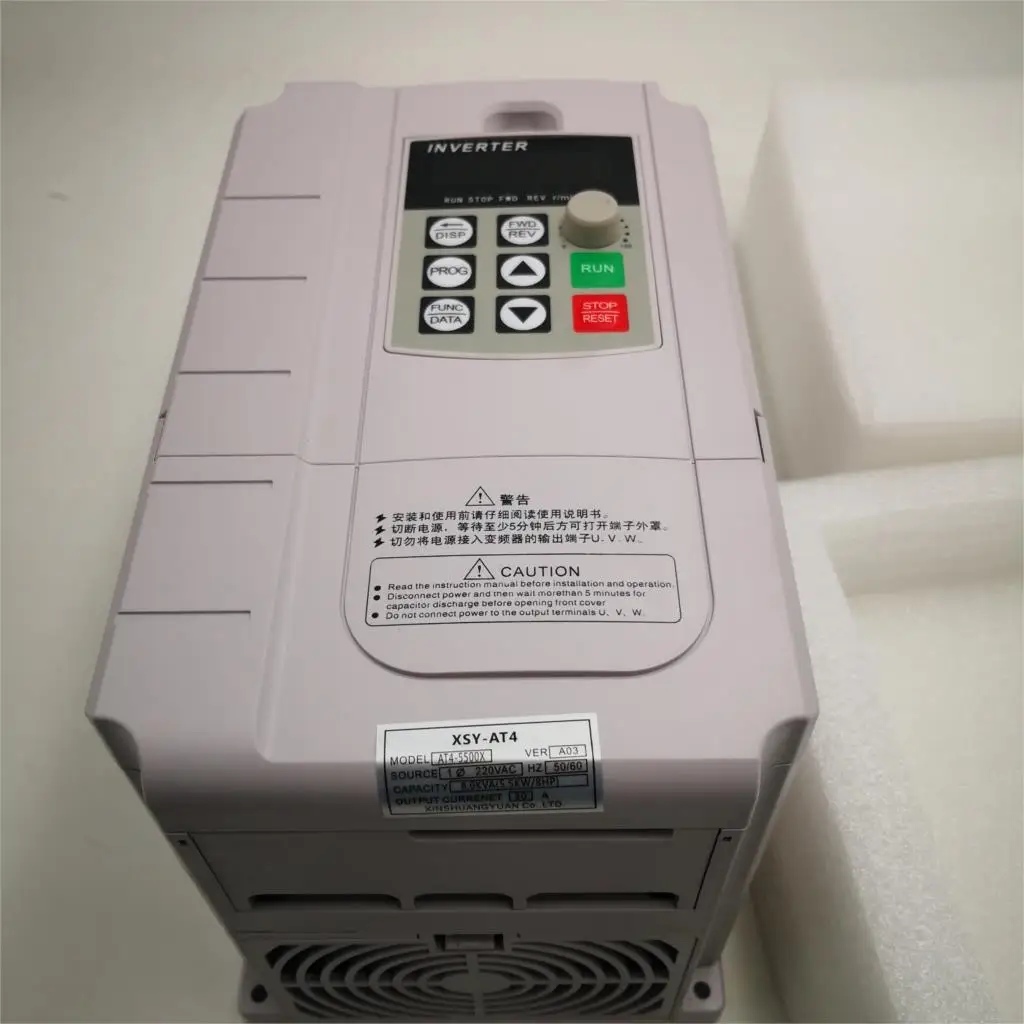 CoolClassic VFD Inverter 5.5KW(7HP)220V One-Way Input and True 380V 3-Phases Output Household Electric Entrar