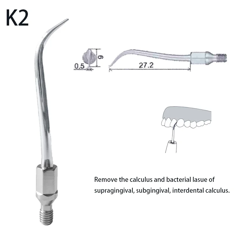 Наконечники скалера VVDental K1 K2 K3 K4 K5 K6 K7 для KOMET SONIC LINE AIR KAVO SONICFLEX DABI/SIRONA SIROAIR NSK TI-MAX Scale |