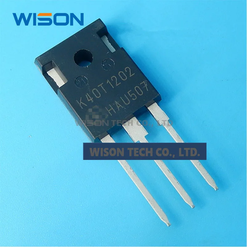 10 шт./лот новый оригинальный IKW40N120T2 K40T1202 K40T120 TO 247 IGBT single 1200V40A|Запчасти для
