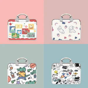 2021 laptop sleeve bag for macbook pro 13 15 16 air case xiaomi huawei matebook hp cover notebook handbag 14 13 3 15 4 15 6 inch free global shipping