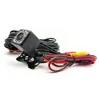 Автомобильная камера заднего вида с записью, 4 светодиодный, ночное видение, фронтальная камера заднего вида 170, парковочная видеокамера, водонепроницаемый монитор с CCD, HD градусами, Au X6M9