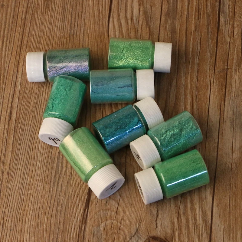 

8 Colors Magic Resin Pigment Rainbow Pearl Powder Colorant Epoxy Mold Glitter Filling Material Manicure Decorations