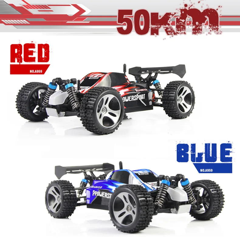 Игрушечная модель RC-автомобиля Tops Kids Toy подарок, управляемая радиоуправлением 2,4 ГГц в масштабе 1:18, с амортизирующими резиновыми колесами, багги для высокой скорости бездорожья.