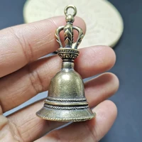 brass handicraft die casting drop bell key car button wind bell tibetan bronze bell creative gift home decoration accessories