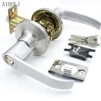 zinc alloy home door locks gate privacy door knob set bedroom bathroom handle lock with key for home door hardware accessories