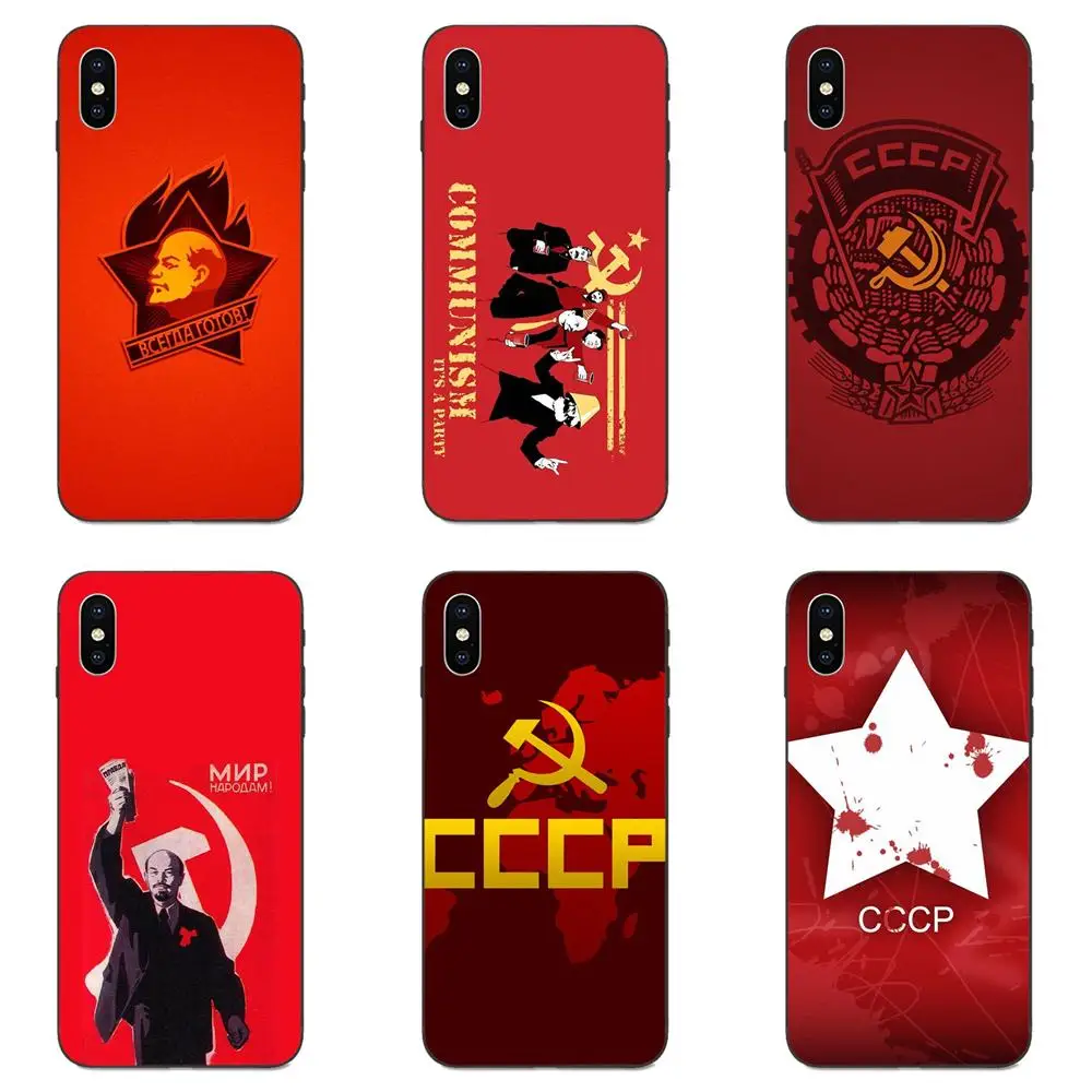 Ленин в СССР Diy роскошный защитный чехол для телефона Xiaomi Redmi Mi Note 2 3S 8 9 Lite SE