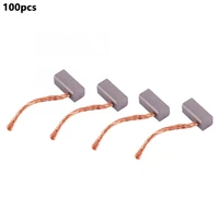 100pcs graphite copper motor carbon brushes replacement parts for car electronic fan motor j435a