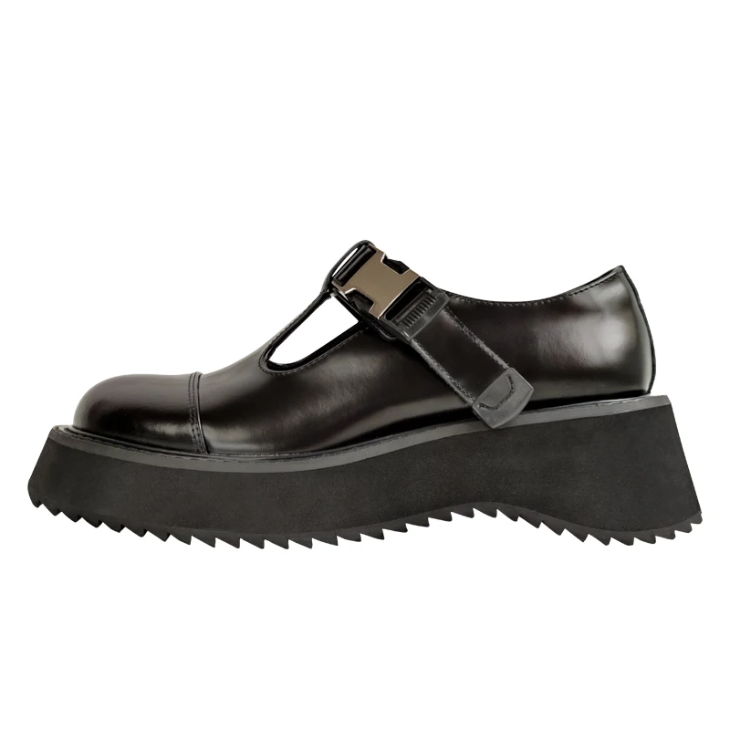 

Small Leather Shoes Women Summer 2021 New British Style White Leather Retro Round Toe Shoes