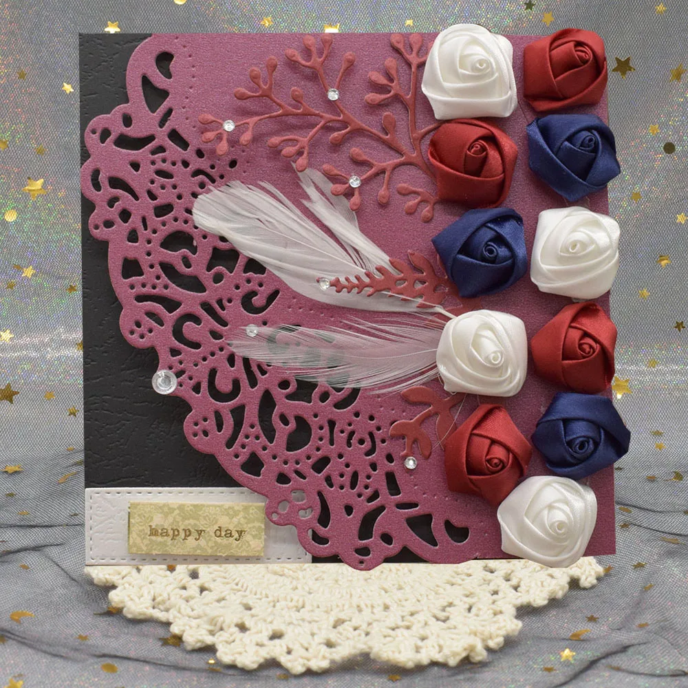 Кружевная оправа с краями металлические Вырубные штампы для скрапбукинга